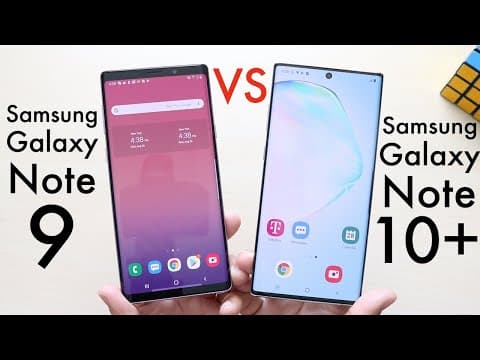 Samsung Galaxy Note 10+ Vs Samsung Galaxy Note 9! (Comparison) (Review) thumbnail