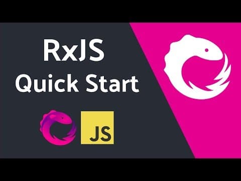 How to Use RXJS for Reactive Programming in JavaScript thumbnail