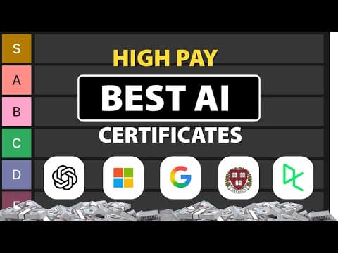Top 7 AI Certifications That Can Make You Rich In 2026 thumbnail