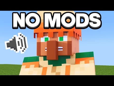 I Added Talking Villagers to Minecraft thumbnail