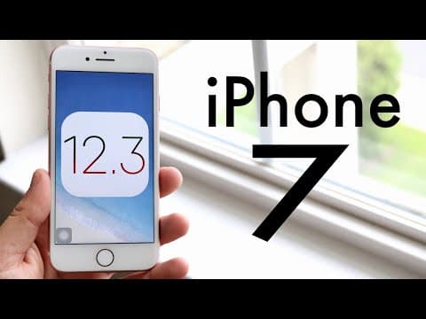 iOS 12.3 OFFICIAL On iPHONE 7! (Review) thumbnail