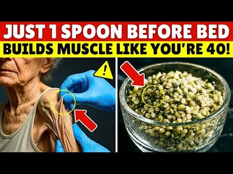 Build Muscle After 70: THIS SEED PROTEIN Works Better Than Eggs! | Senior Health Tips thumbnail