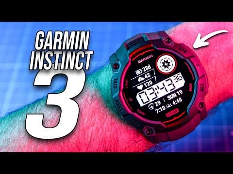 Garmin Instinct 3 Review - AMOLED or Solar? (Don’t make a mistake!) thumbnail