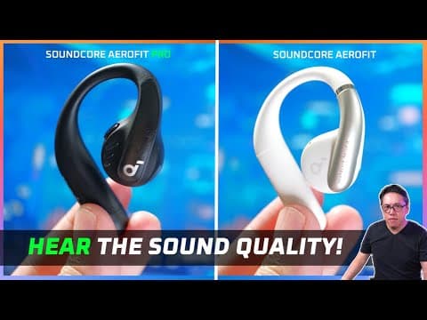Soundcore Aerofit Pro and Aerofit - First look and Sound Check! 😯 #soundcoresingapore thumbnail