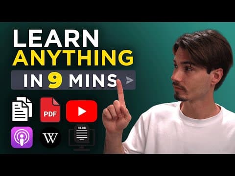 How-To Learn Anything Quickly With AI (For Beginners) thumbnail