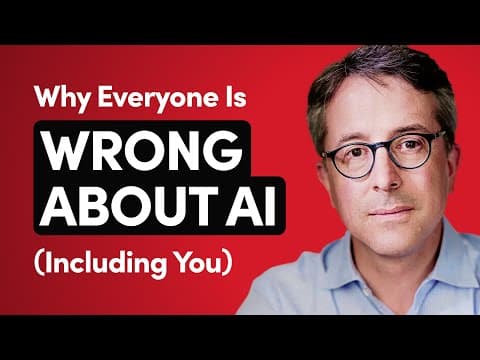 Why Everyone Is Wrong About AI (Including You) | Benedict Evans thumbnail