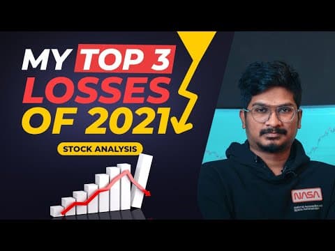 My Top 3 Loss Trades of 2021 | Swing Trading thumbnail