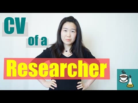 How to Write a Strong Academic CV | Postdoc Application thumbnail