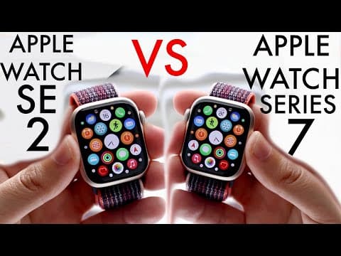 Apple Watch SE 2 Vs Apple Watch Series 7! (Comparison) (Review) thumbnail