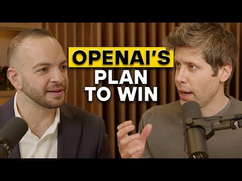 Sam Altman: How OpenAI Wins, ChatGPT’s Future, AI Buildout Logic, IPO in 2026? thumbnail
