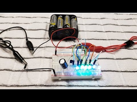 Single Transistor LED Flasher Circuit Using Negative Resistance thumbnail