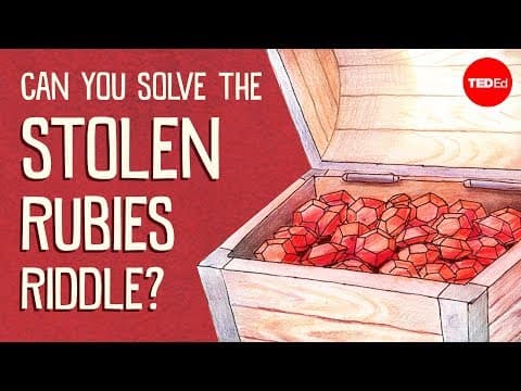 Can you solve the stolen rubies riddle? - Dennis Shasha thumbnail