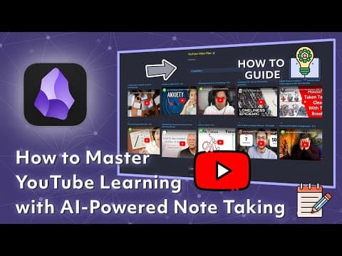 How to Master YouTube Learning with AI-Powered Note Taking thumbnail
