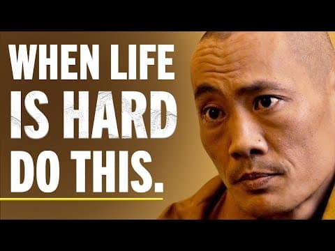 Shaolin Monk's Routine For Self-Mastery: Stop Laziness, End Stress & Find Purpose | Shi Heng Yi thumbnail