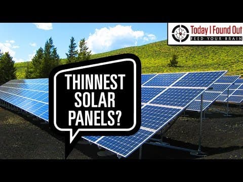 Hands On Awesome Tech: Making Solar Cells With a Particle Accelerator thumbnail