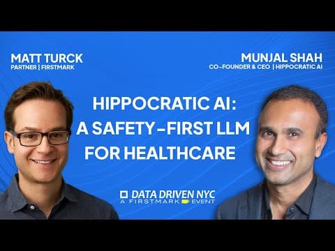 Hippocratic AI’s Munjal Shah: Building the First Safety-First LLM for Healthcare thumbnail