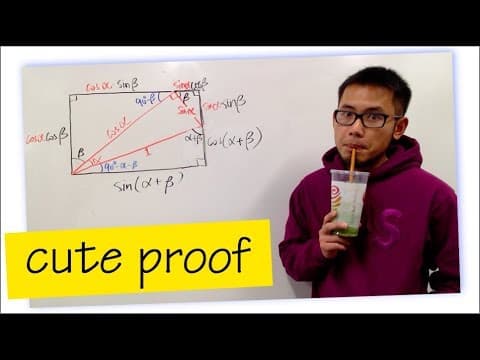 How to Prove the Angle Sum Identities for Sine and Cosine thumbnail