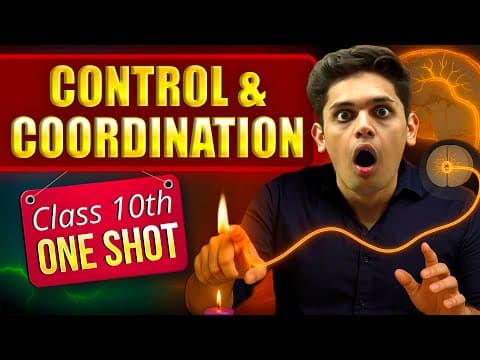 Control and Coordination 🔥| CLASS 10 Science | NCERT Covered| Prashant Kirad thumbnail