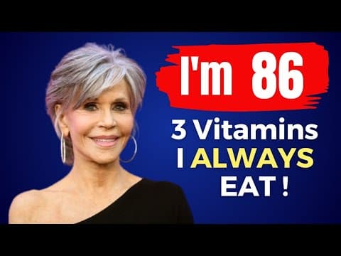 I EAT TOP 3 Vitamins & Don't Get Old 🔥 Jane Fonda (86) still looks 59 ! thumbnail