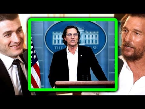 Matthew McConaughey on running for Texas governor | Lex Fridman Podcast Clips thumbnail