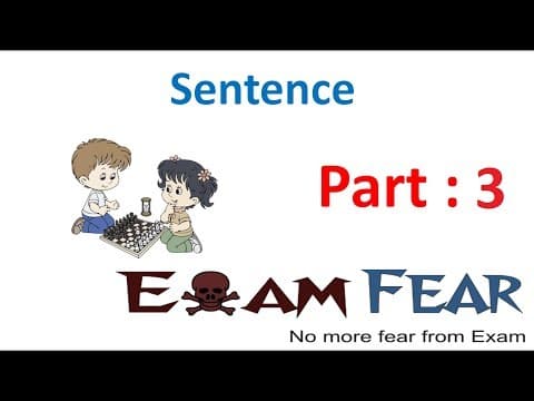 English Grammar Sentences (English) Part 3: Recognize Sentences thumbnail