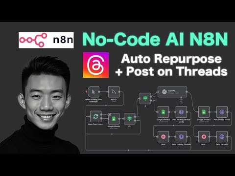 I Built an AI Agent for Threads That Runs Your Content (100% Automated) thumbnail
