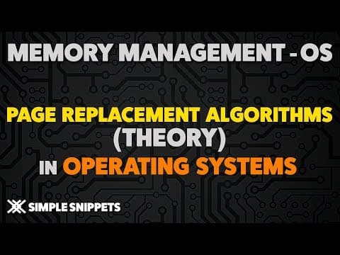 What are Page Replacement Algorithms ? | Theory | Operating Systems - Memory Management thumbnail