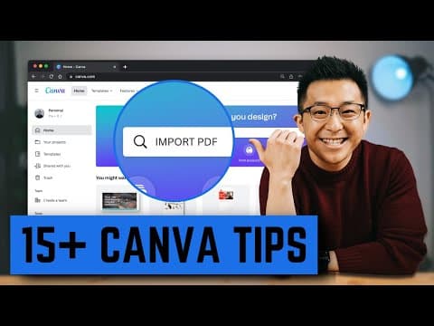 Top 15 Canva Tips for Productivity! thumbnail