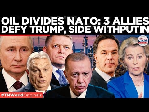 OIL LEAKS IN NATO: Why Hungary, Türkiye & Slovakia Are ADAMANT on Buying Russian Oil | Ukraine War thumbnail