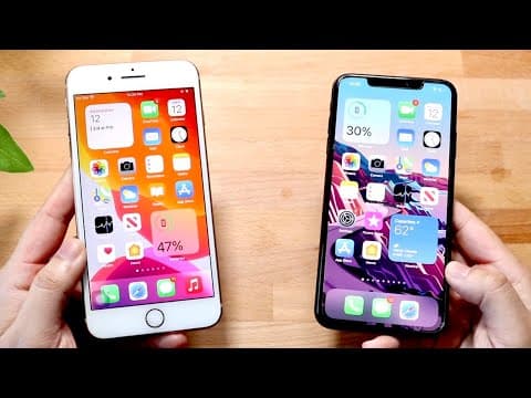 iPhone XS Max Vs iPhone 8 Plus In 2021! (Comparison) (Review) thumbnail