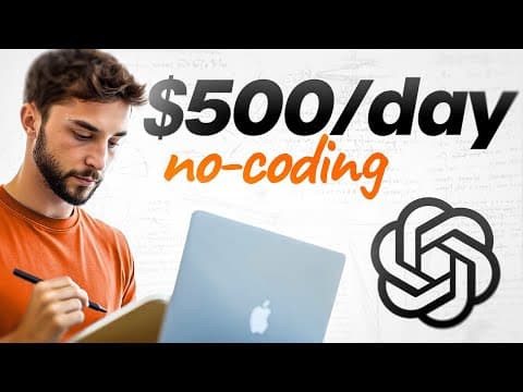 Top 7 Ways to Make Money with AI WITHOUT Coding thumbnail