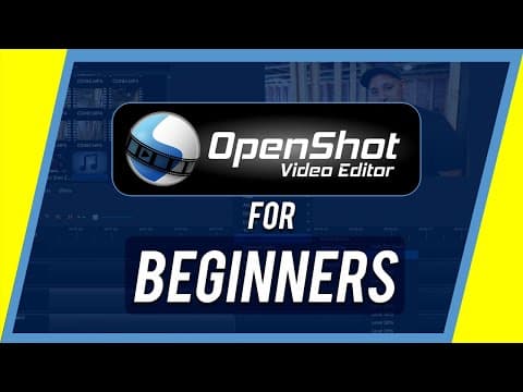 How to Use Openshot Video Editor - Complete Tutorial thumbnail