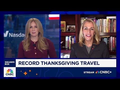 Sara Nelson on record Thanksgiving travel: In the best position possible going into this holiday thumbnail