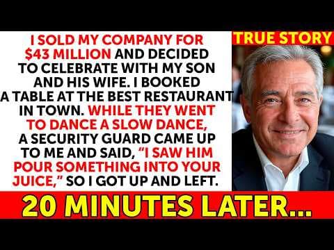When My Son Left, Restaurant Security Guard Said To Me, “I Saw Him Pour Something Into Your Juice.” thumbnail