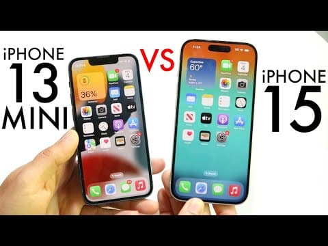 iPhone 15 Vs iPhone 13 Mini! (Comparison) (Review) thumbnail
