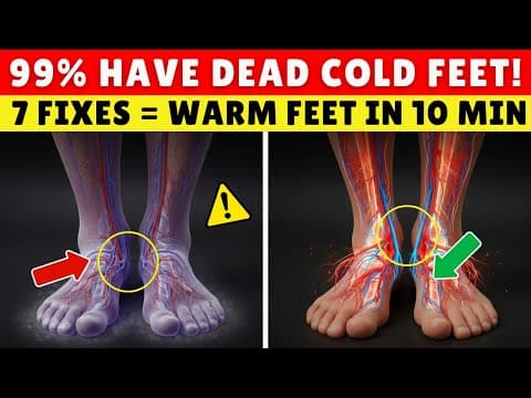 Can These 7 Foot Circulation & Swelling Fixes Help in 10 Minutes? | Senior Health Tips thumbnail