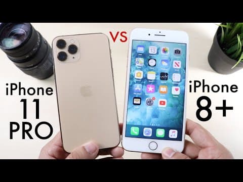 iPhone 11 Pro Vs iPhone 8 Plus! (Comparison) (Review) thumbnail