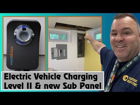 Installing a Chargepoint Electric Vehicle Charger for Seamless Charging at Home #evse #chargepoint thumbnail