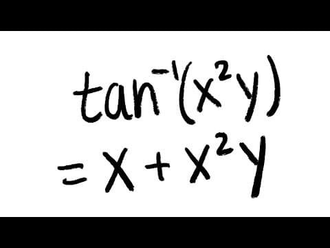 How to Use Implicit Differentiation on Arctan Functions thumbnail