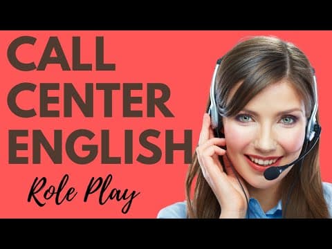 English for Call Centers 🙋🏻‍♀️ | Role Play Practice thumbnail