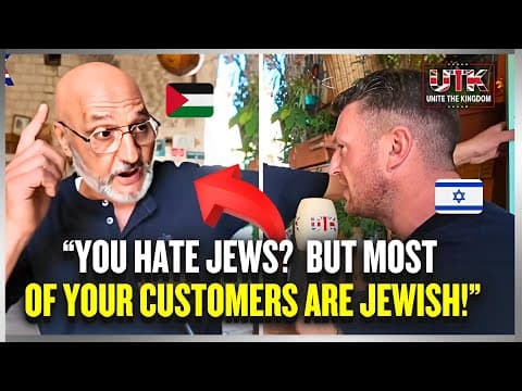 Tommy Robinson Exposes Palestinian Muslim With This One Question! thumbnail