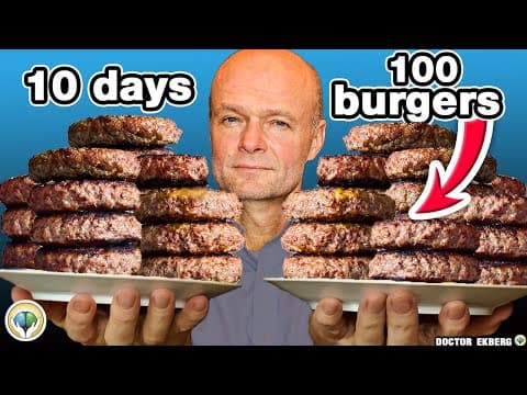 I Ate 100 HAMBURGERS In 10 Days: Here's What Happened To My BLOOD thumbnail