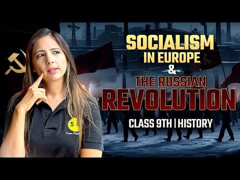 Socialism in Europe & Russian Revolution | Class 9 SST | Full Chapter Explained | Reema Maam thumbnail