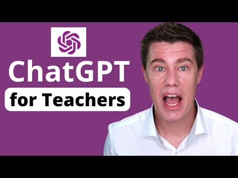 50 Ways Teachers can use Chat GPT to Save Time thumbnail