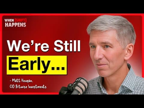 There's Never Been a Better Time to Buy Bitcoin Than RIGHT NOW - Matt Hougan, CIO of Bitwise thumbnail