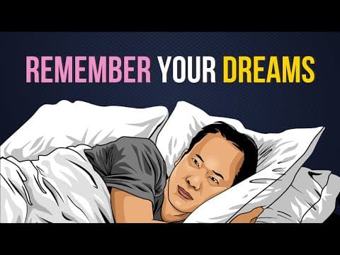 6 Tricks to Remember Your Dreams Every Night 💤 thumbnail