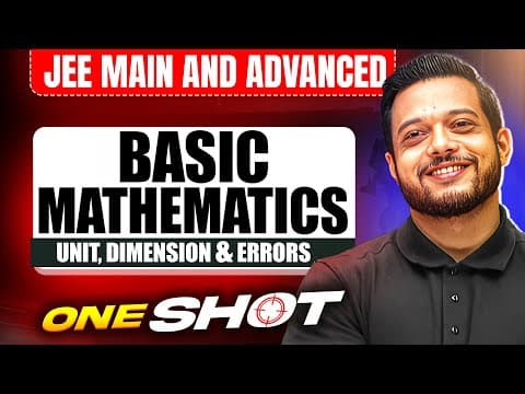 Manzil 2025: BASIC MATHEMATICS in One Shot: All Concepts & PYQs Covered | JEE Main & Advanced thumbnail