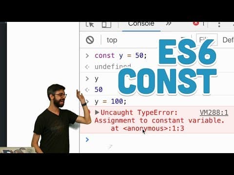 16.2: const - Topics of JavaScript/ES6 thumbnail