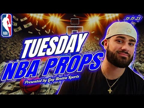 NBA Player Props Today 11/11/2025 | FREE NBA Best Bets and Player Props thumbnail