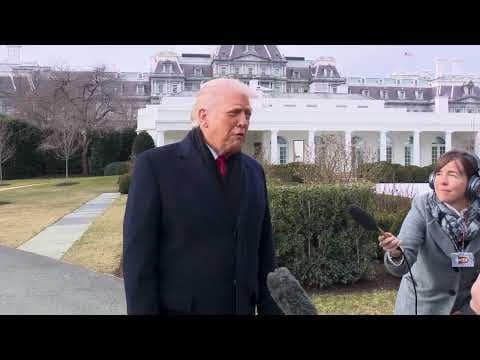 President Trump Gaggles with Press Before Departing the White House, Jan. 16, 2026 thumbnail